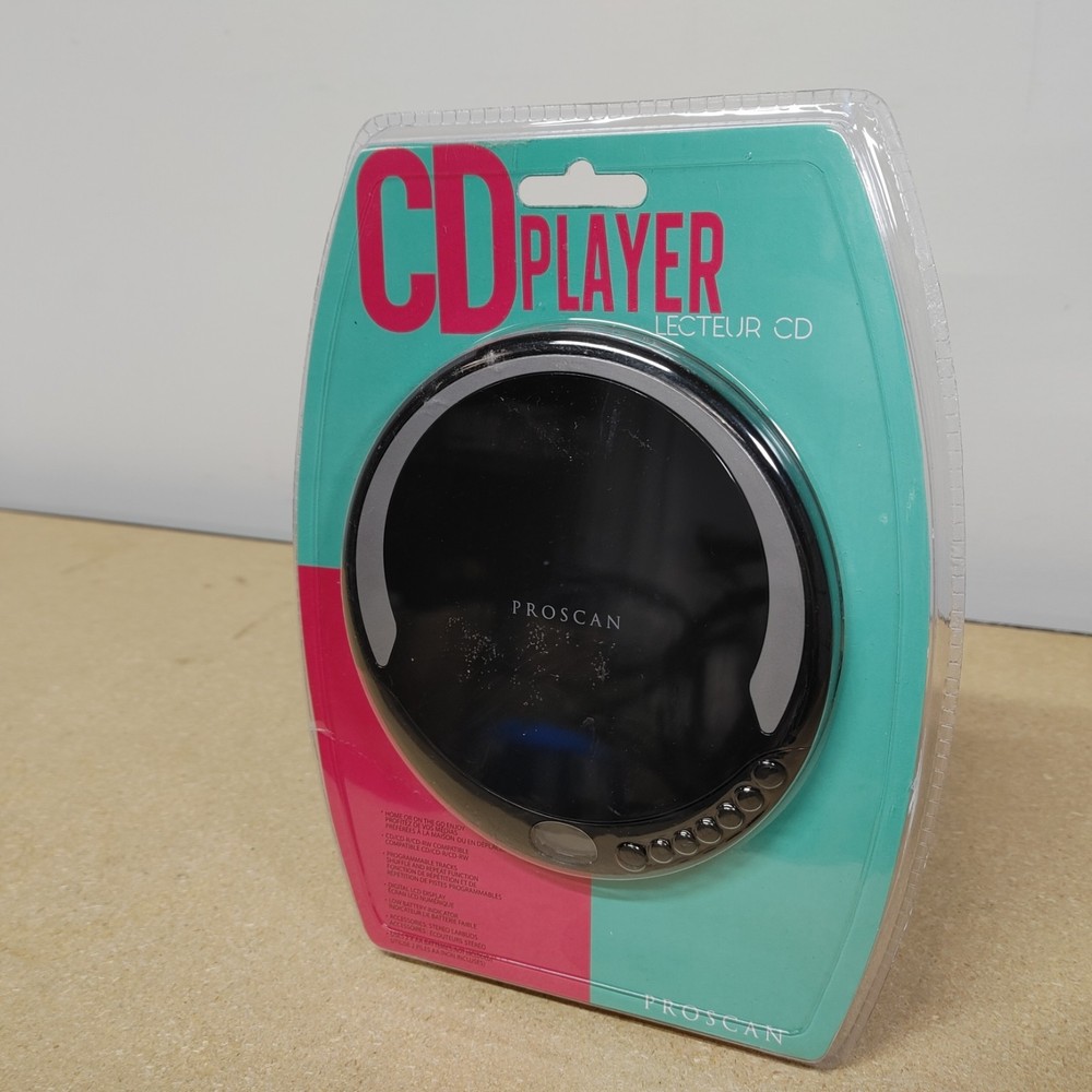 Proscan Personal Compact CD Player PCD300-BLACK NEW..