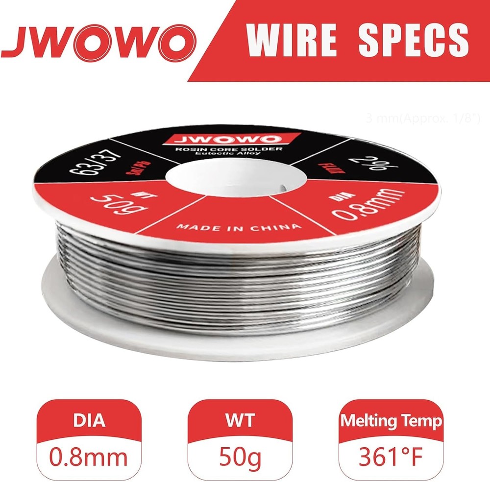 Precision 0.8mm Rosin Core Solder Wire for Electronics
