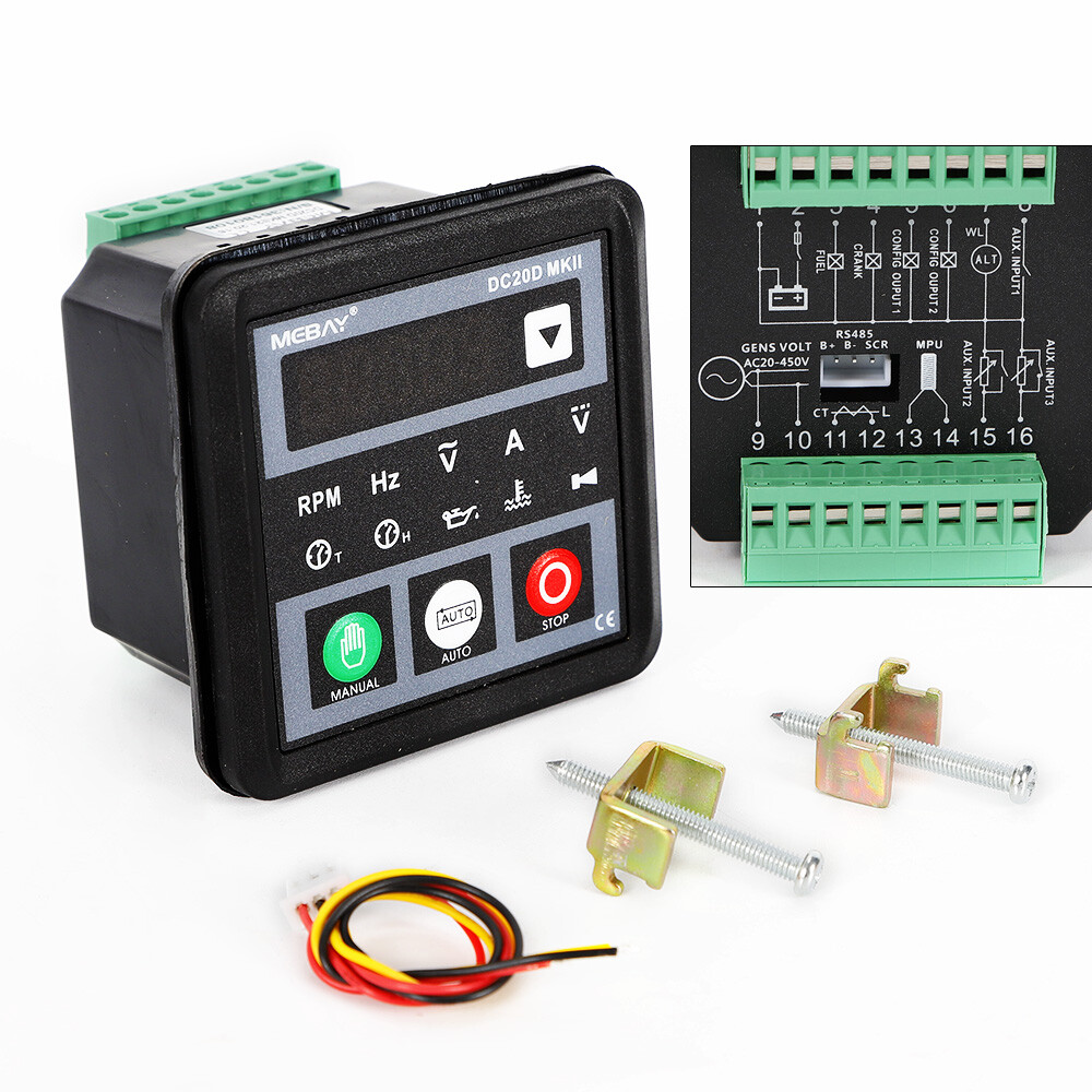 Genset Controller DC20D MK2 Generator Controller For Gasoline Genset