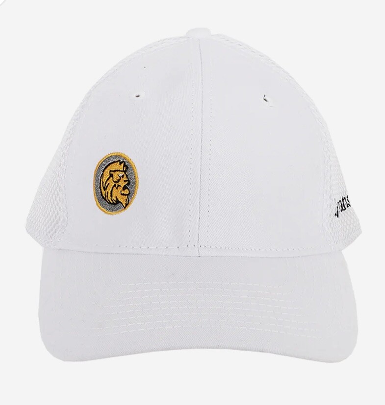 Callaway Custom Lyons Golf Adjustable Hat White NEW!