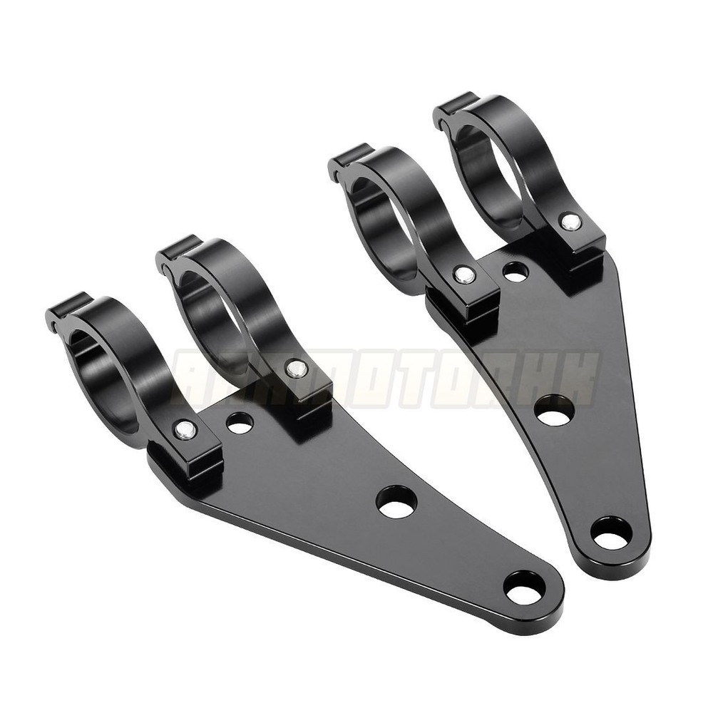 Motorcycle Fork Tubes Headlight Mount Bracket Fork Head Lamp Holder 54mm Fork