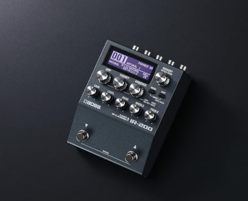 BOSS IR-200 Amp Cabinet Processor with Extensive Preamp Models and Diverse