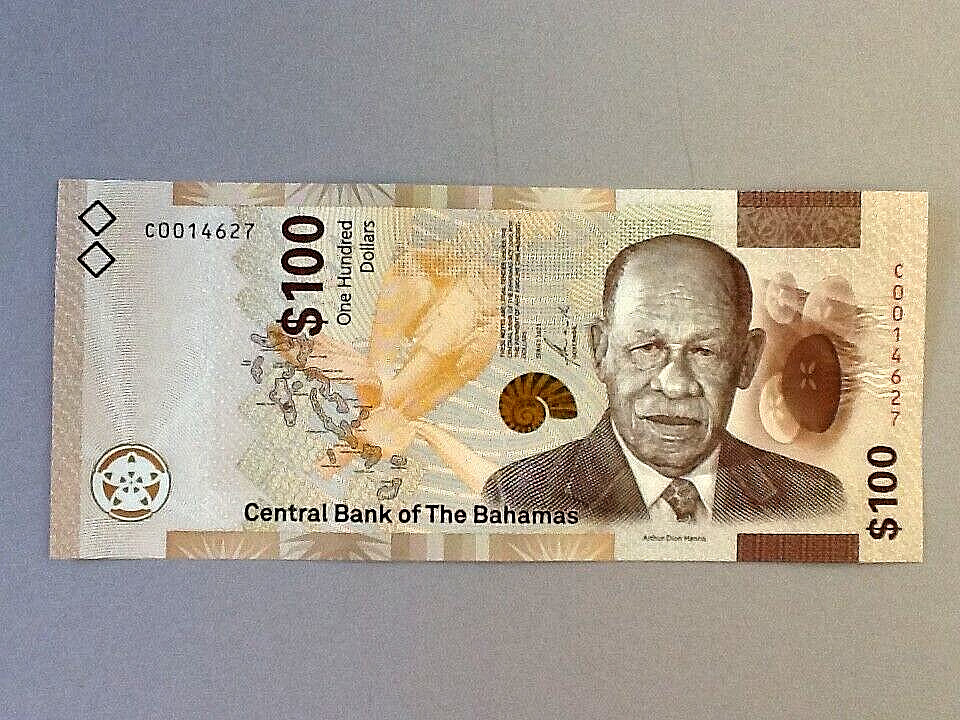 Bahamas P-82 100 Dollars 2021 UNC