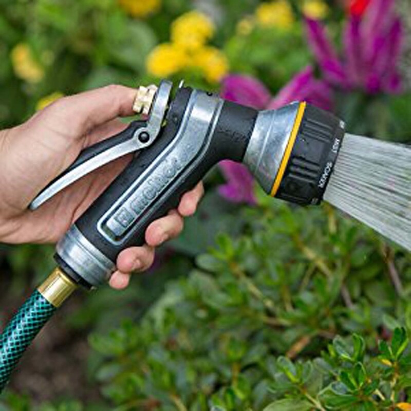 Melnor XT451 7 Pattern Adjustable Multi-Pattern Metal Heavy-Duty Hose Nozzle