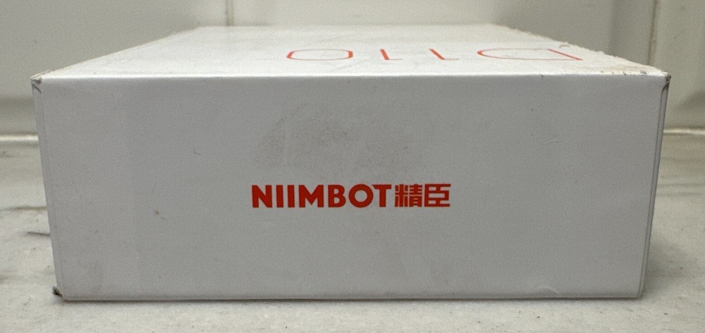Nimbot D110 Bluetooth Wireless Compact Monochrome Thermal Label Printer White