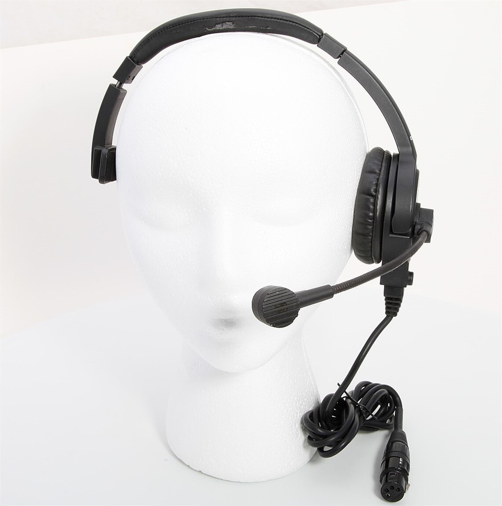 ClearCom HME CC-110 Intercom Headset + Dynamic Microphone 4 Pin Female XLR Plug