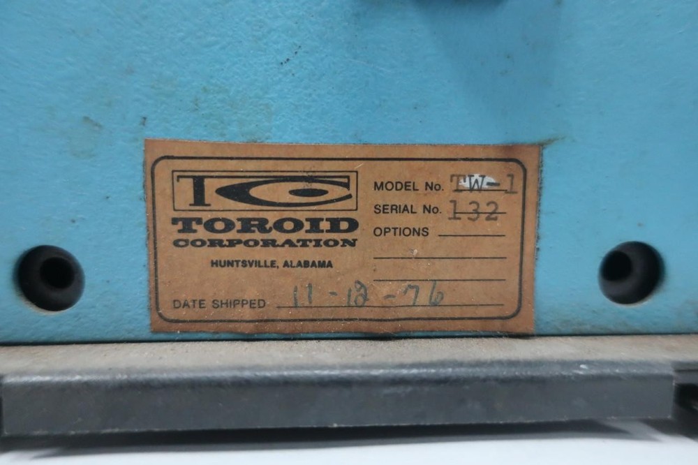 Toroid TW-1 Certified Electronic Test Weight