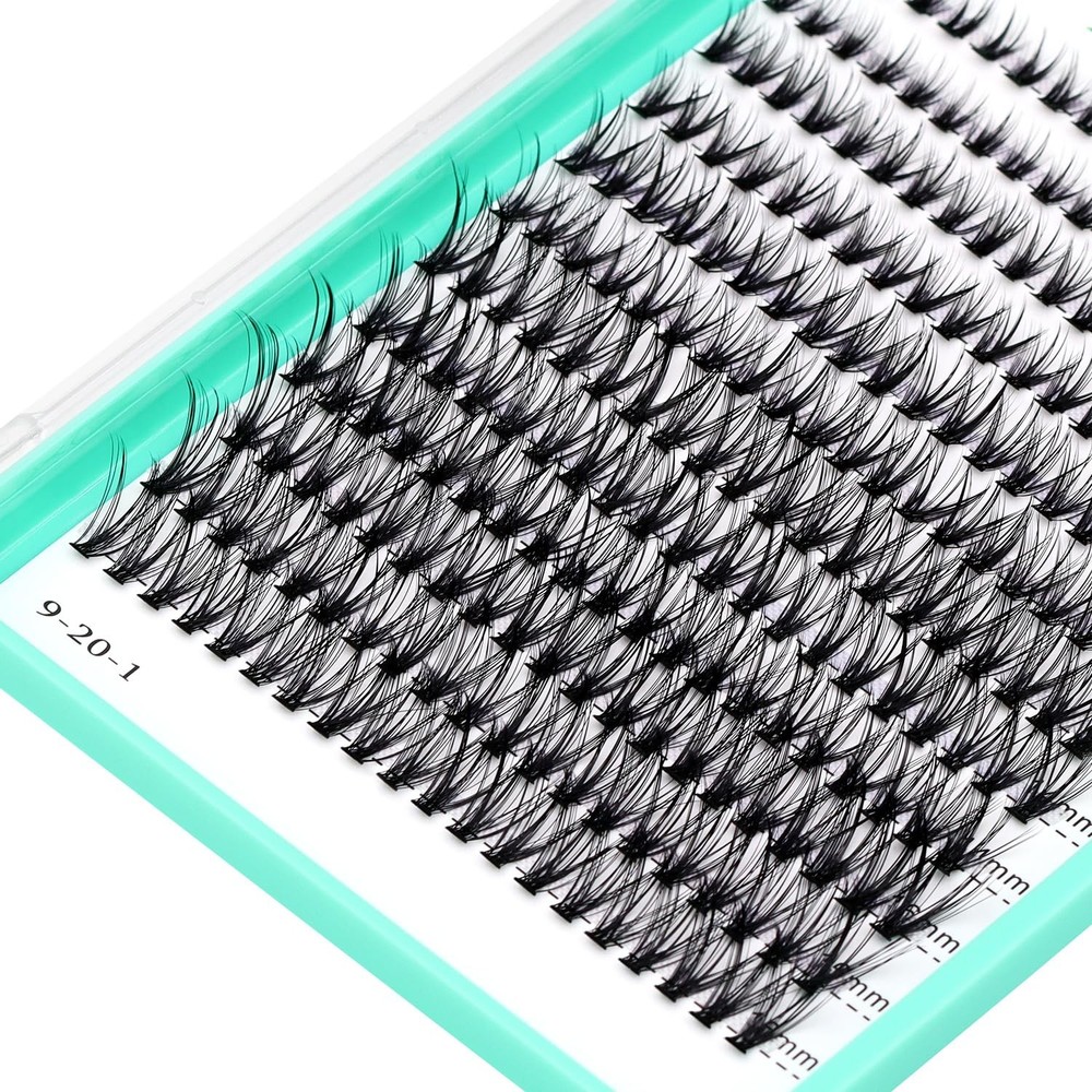 Bodermincer Lash Extension 240pcs D Curl 20D 8-9-10-11-12mm Mixed black