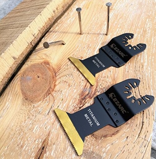 Titanium Oscillating Tool Blades, Oscillating Multitool 3 PCS Standard Length
