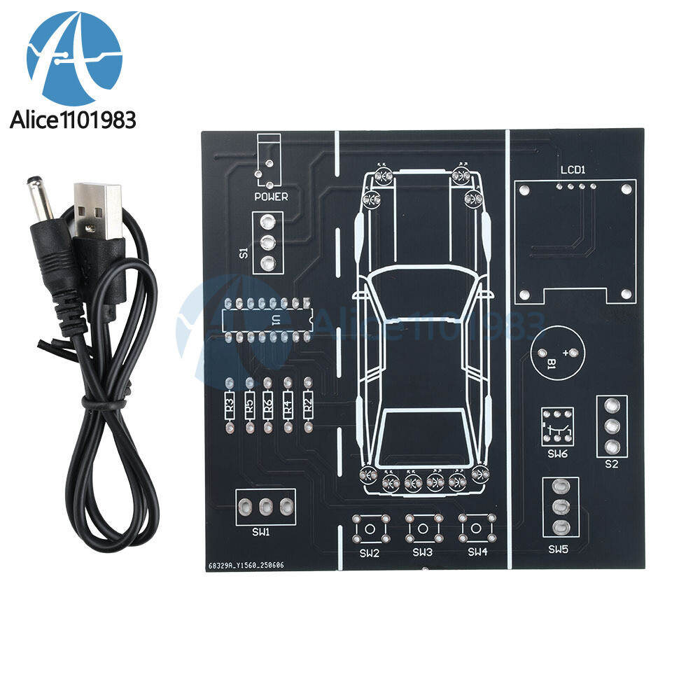 DIY Car Driving Simulation Soldering Practice Kit Electronic Kit Solder Learn