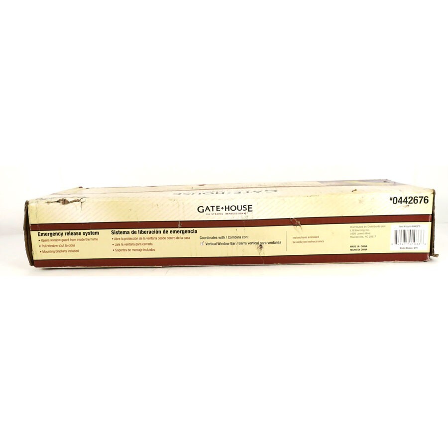 Gatehouse, Window Bar Accessory, Emergency Release Kit, Item #0442676