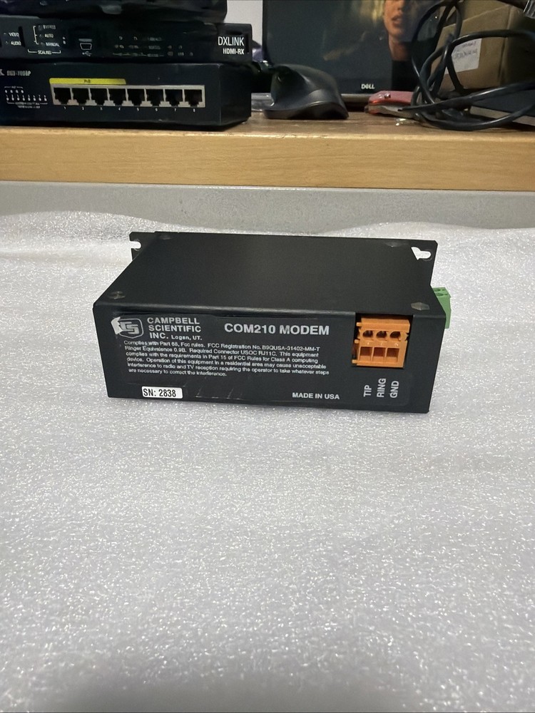 CAMPBELL SCIENTIFIC COM210 TELEPHONE MODEM / FOR DATA LOGGER