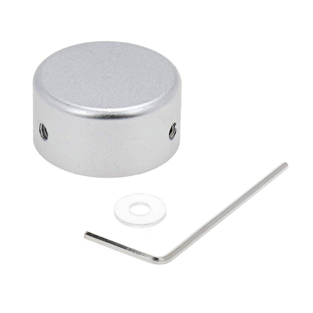 Bitray Guitar Effect Footswitch Topper Pedal Button silver