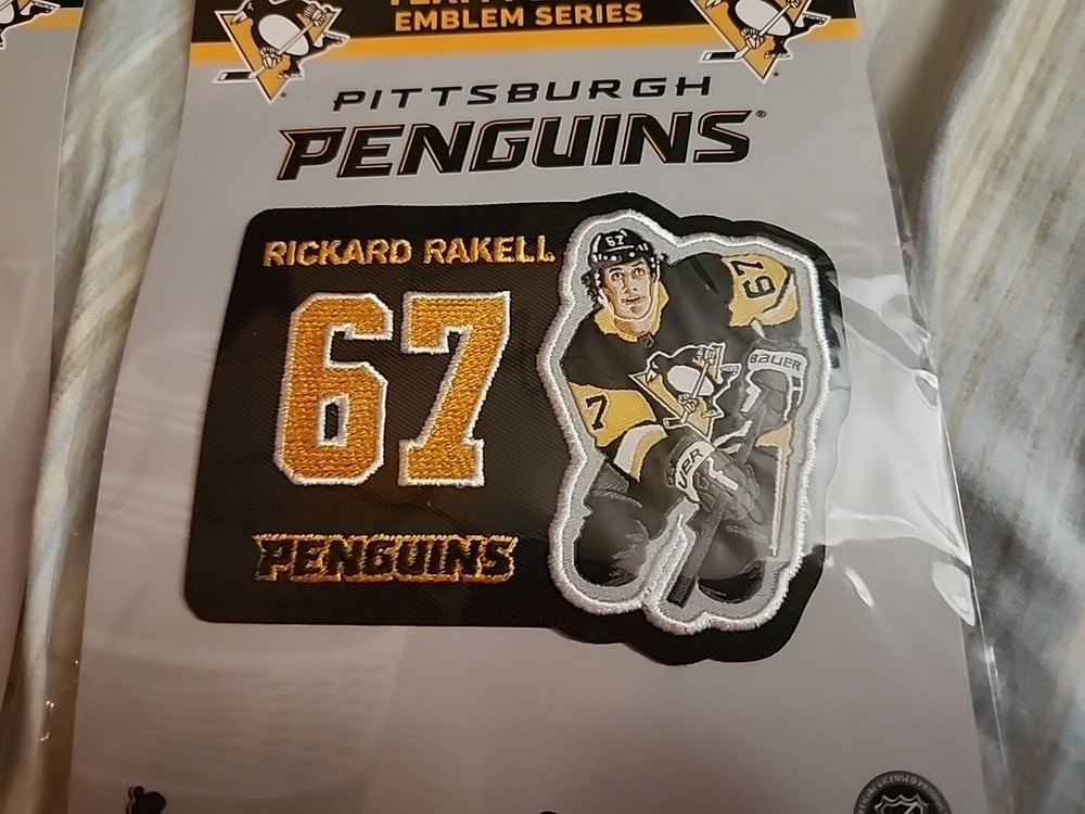 RICKARD RAKELL #67 PITTSBURGH PENGUINS PLAYER PATCH New