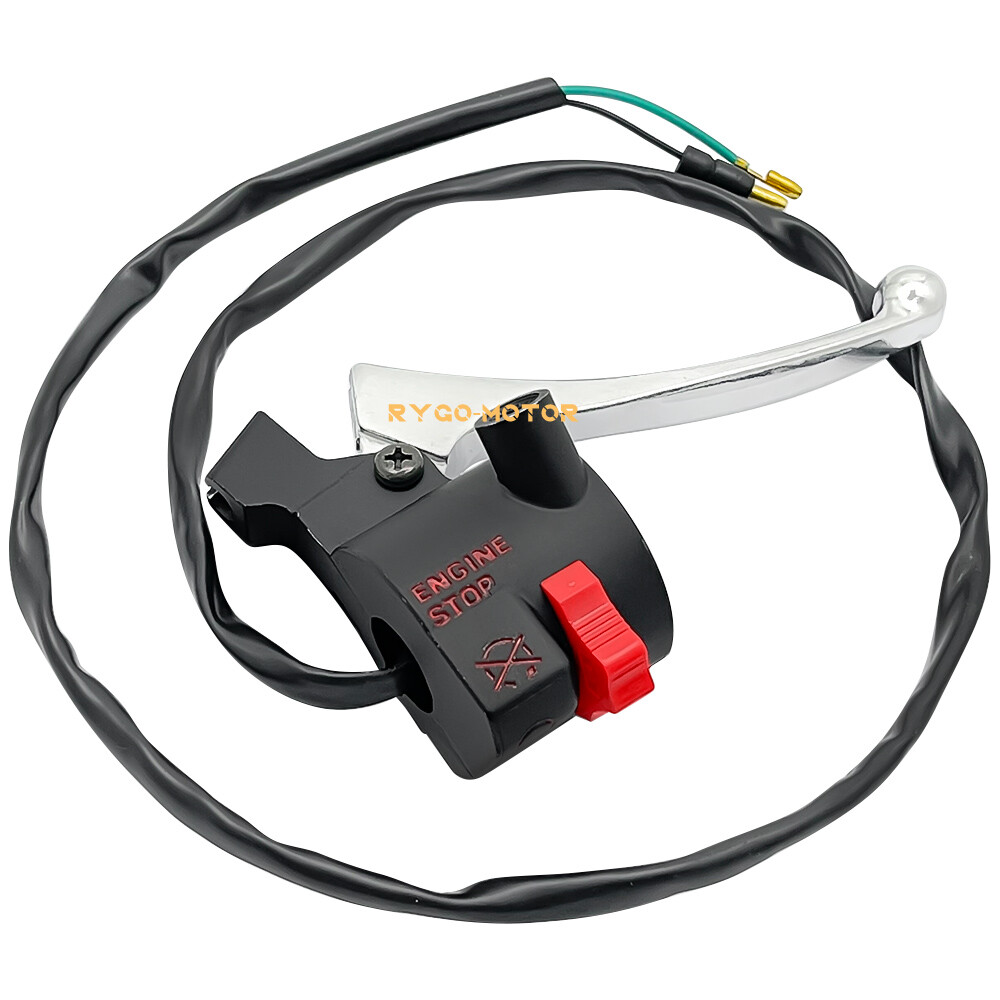 Right Start Stop Kill Switch & Brake Lever for Honda CRF50 CRF50F 2004-2023