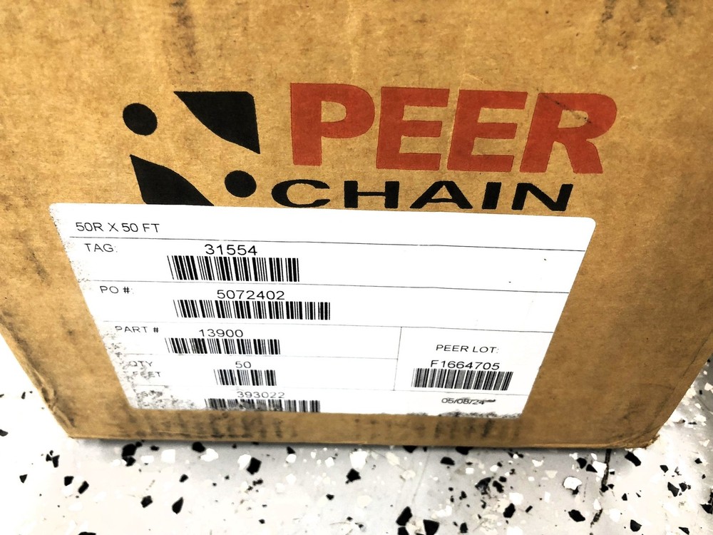 Peer Roller Chain 50R X 50FT NOS