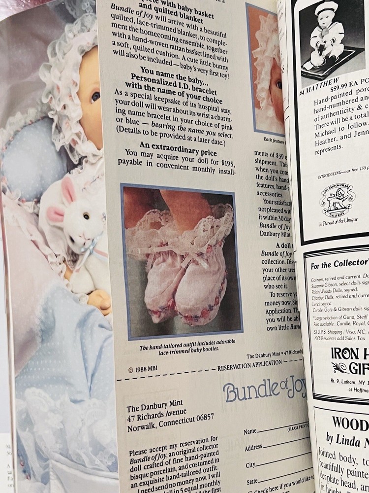 Vintage Doll Reader Catalogs With Inserts Still In Tact. Excellent Condition