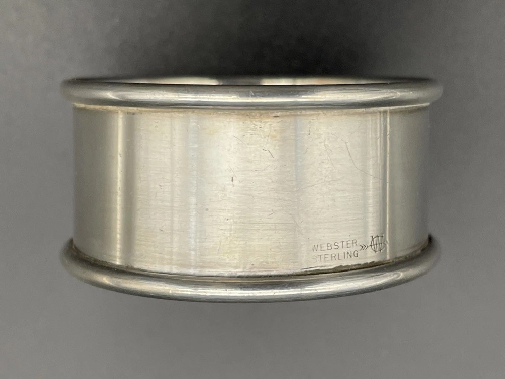 Sterling Silver Napkin Ring Engraved Name “Gordon” Webster