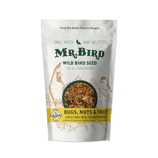 Mr. Bird Bugs, Nuts & Fruit Bag Seed Large - 4lbs