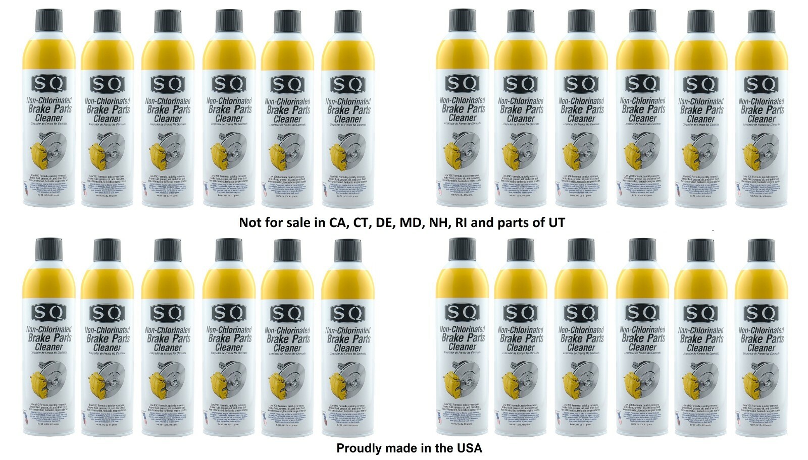Non Chlorinated Brake Parts Cleaner 24 units, 14.5 OZ per can