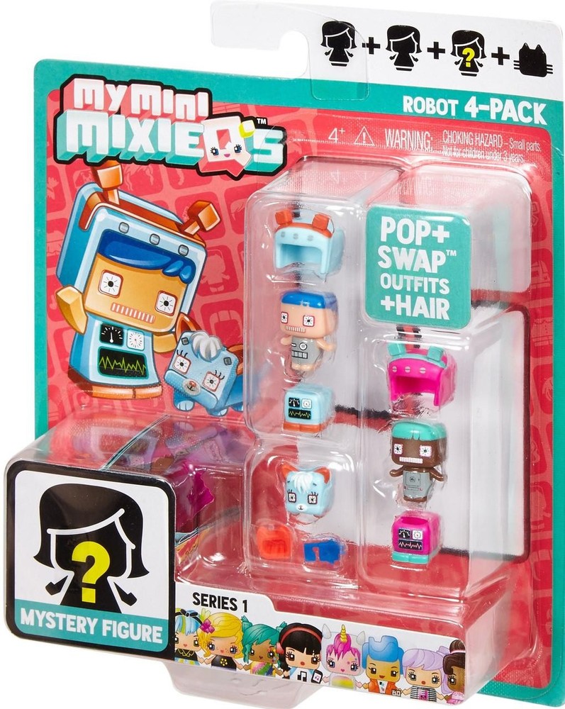 My Mini MixieQ's Robot 4-Pack