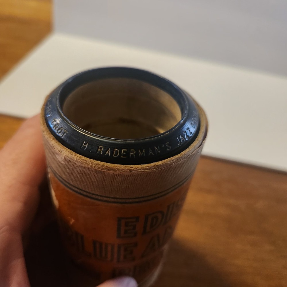 4 Edison Blue Cylinder Record Untested