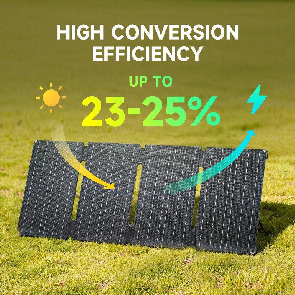 ALLPOWERS Foldable Solar Panel 60W Portable Solar Panel Charger USB for Camping