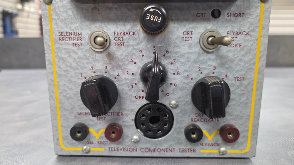 Vintage Transvision Television Component Tester - Untested