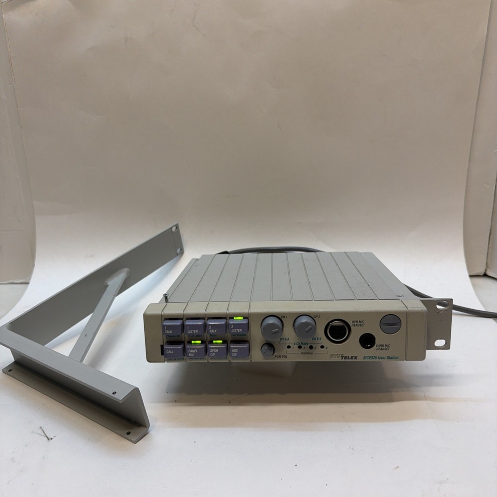 RTS Telex MCE-325 Programmable 2 to 4 Channel Intercom User Station
