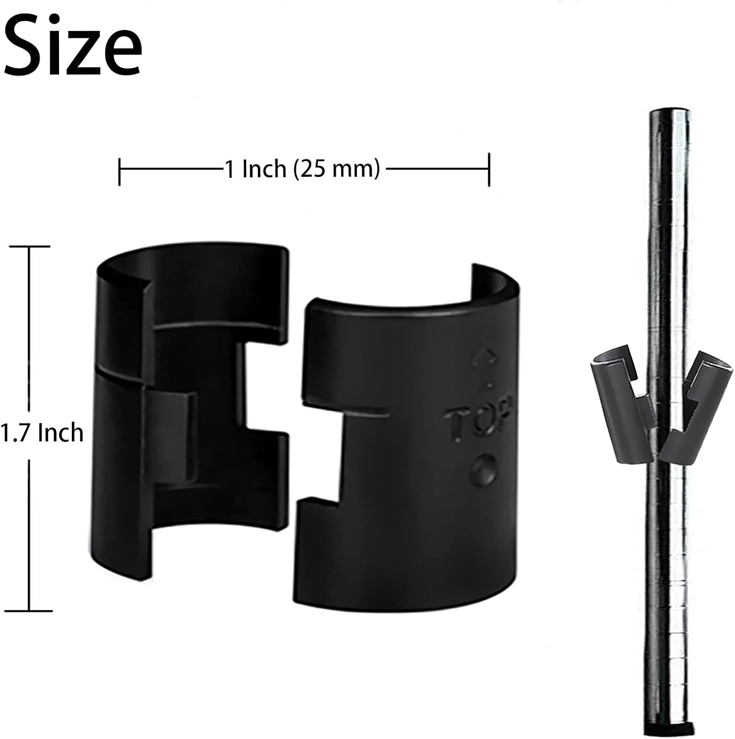 Wire Shelf Clips,40-Packs Shelving Lock Clips for 1" Post Free Shipping **NEW**