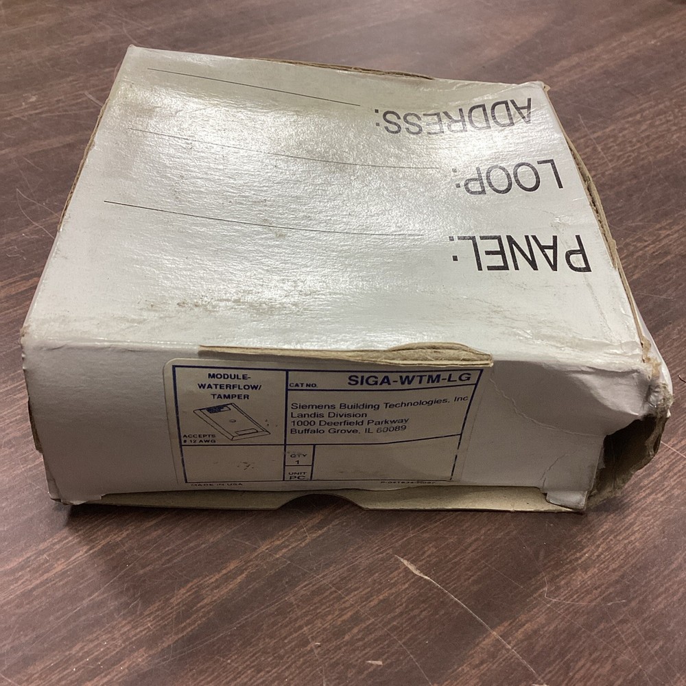 Siemens SIGA-WTM-LG Module-Waterflow/Tamper