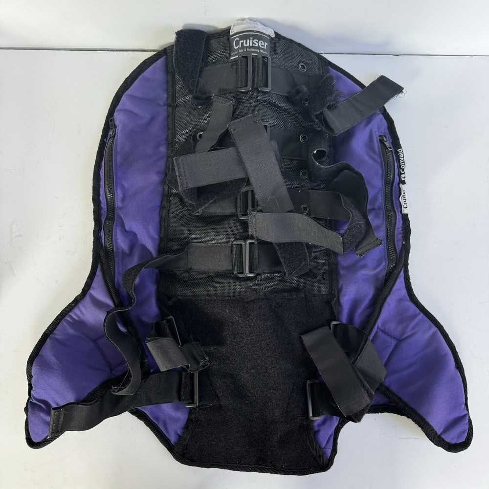 Convaid Cruiser Size 14 Back Support Rest Backrest Replacement Purple