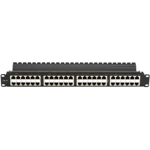 BlackBox JPM806AHD 48-Port Cat5e Feed-Through Patch Panel 1U