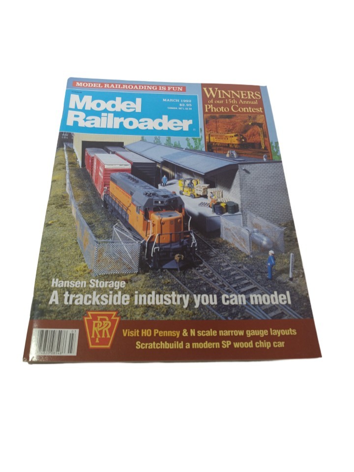 Model Railroader Magazine (March, 1992)