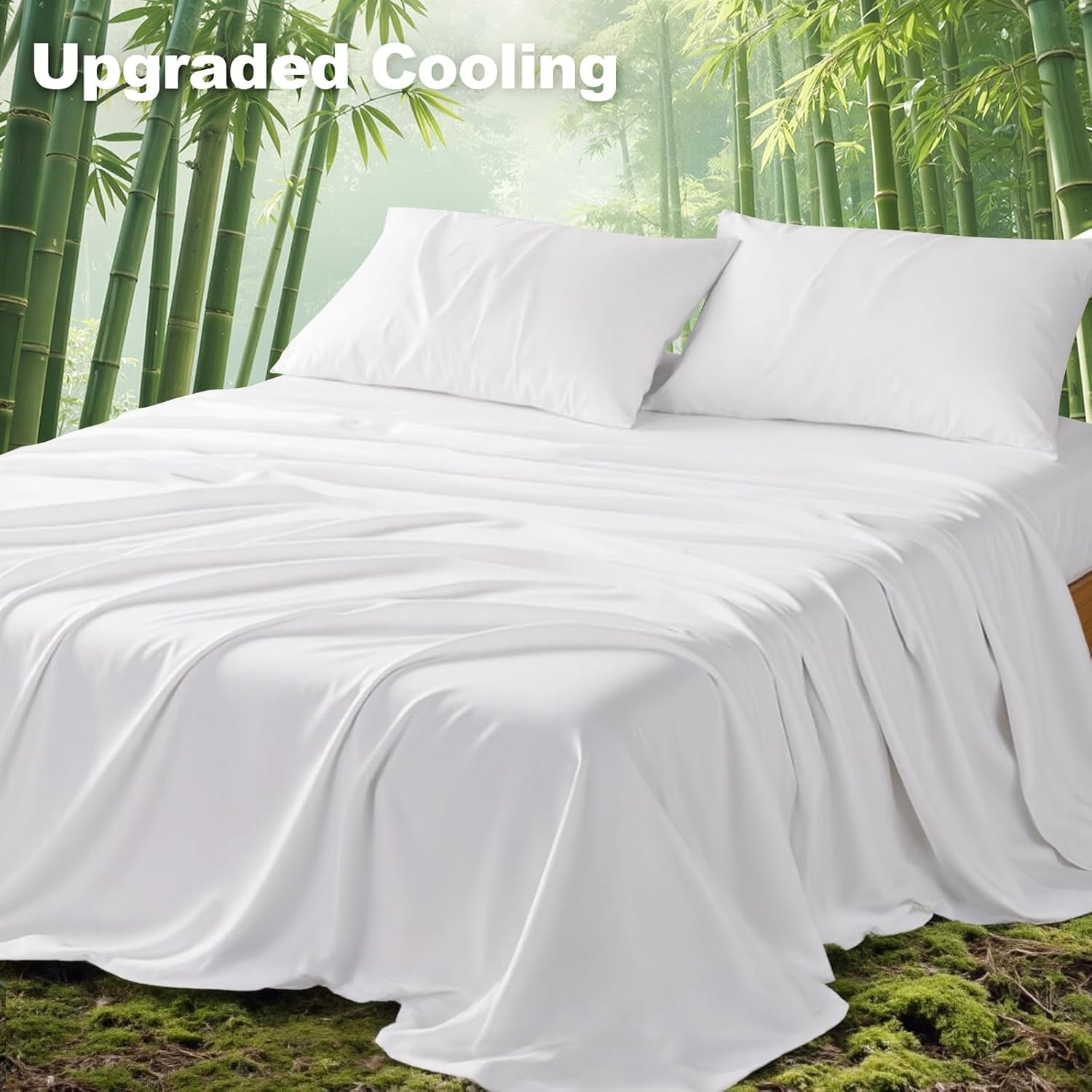 Bedding Set, 100% Bamboo Fiber Fabric Bedding