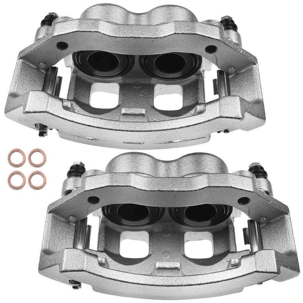 Disc Brake Caliper Set 2pcs Front Left Right Phenolic with Bracket 5018236AA