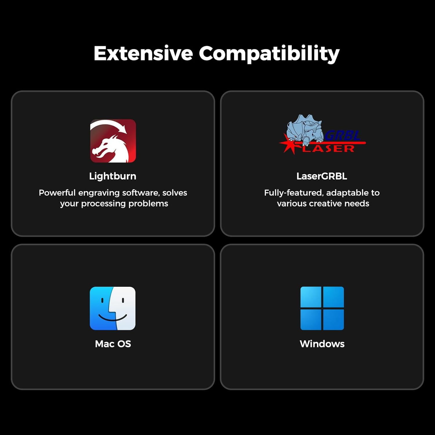 Creality Falcon2 Pro 40W Laser Engraver,High-Precision Cutter for Wood and Metal