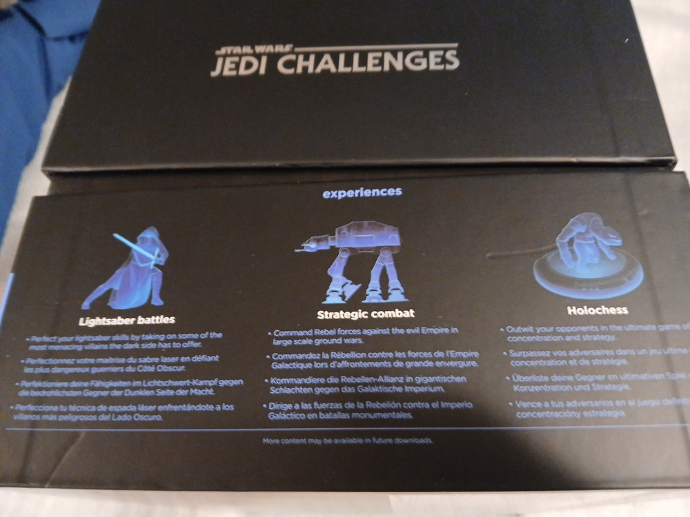 Star Wars Jedi Challenges AR Headset w/ Lightsaber Controller