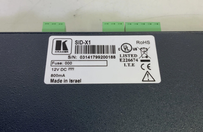 KRAMER MegaTools SID-X1N 4–Input Multi–Format Video over DGKat Transmitter(J7)