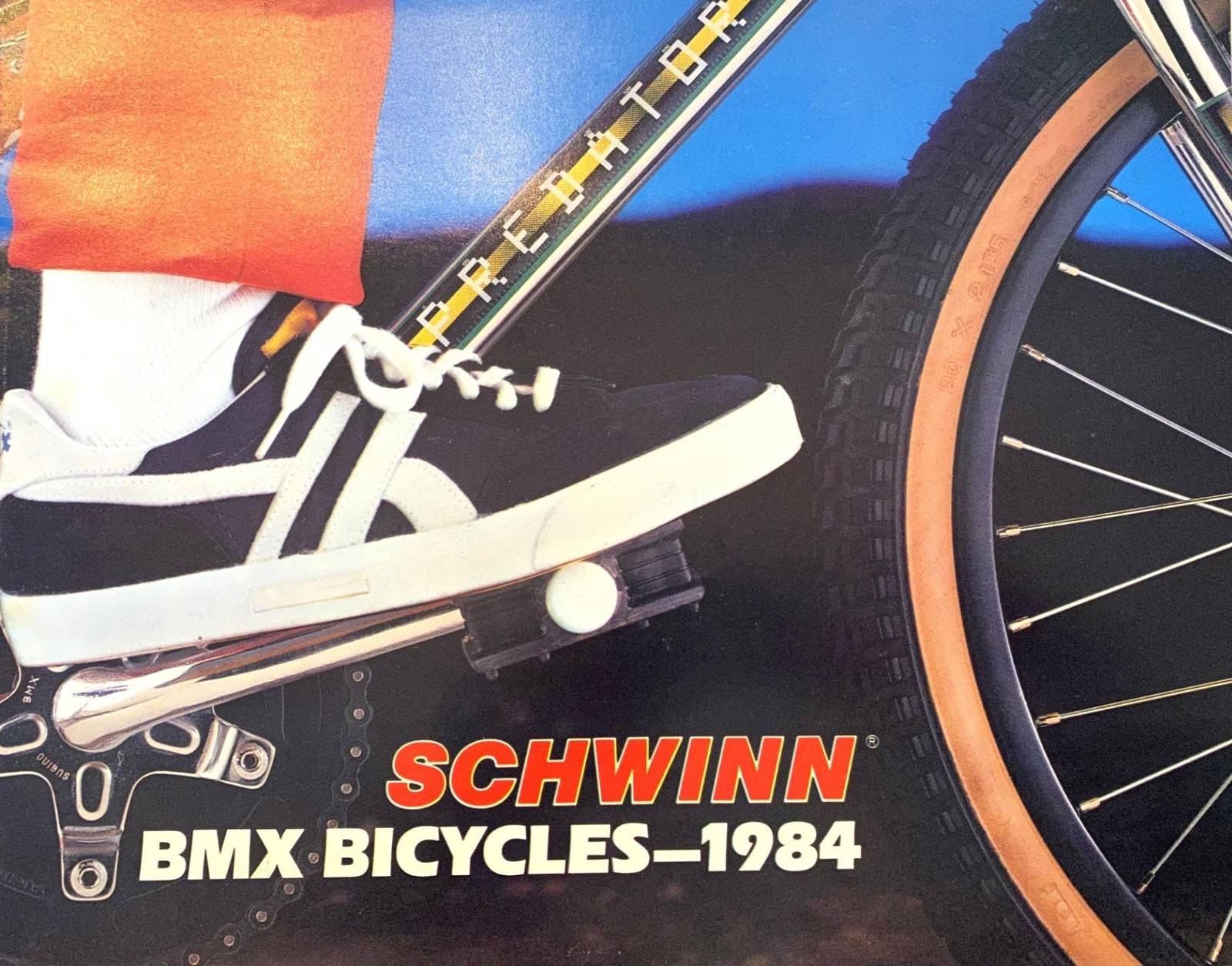 original 1984 Schwinn Bicycle Co. BMX CATALOG brochure Predator Sting Thrasher