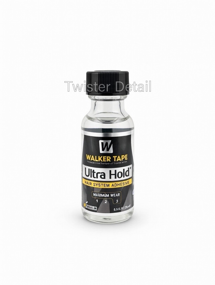 Walker Tape Ultra Hold Glue - 0.5 oz Brush-On Adhesive for Hair Systems & Wigs