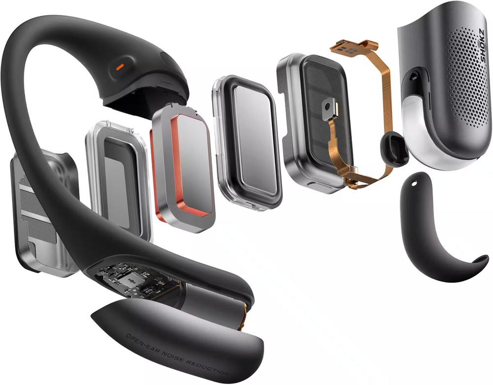 Shokz - OpenFit Pro Open-Ear True Wireless Bluetooth Active Noise Reduction E...