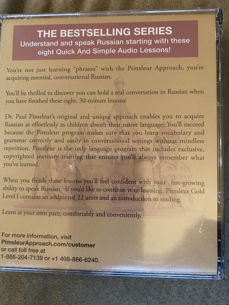 Pimsleur Russian 3rd Revised Edition