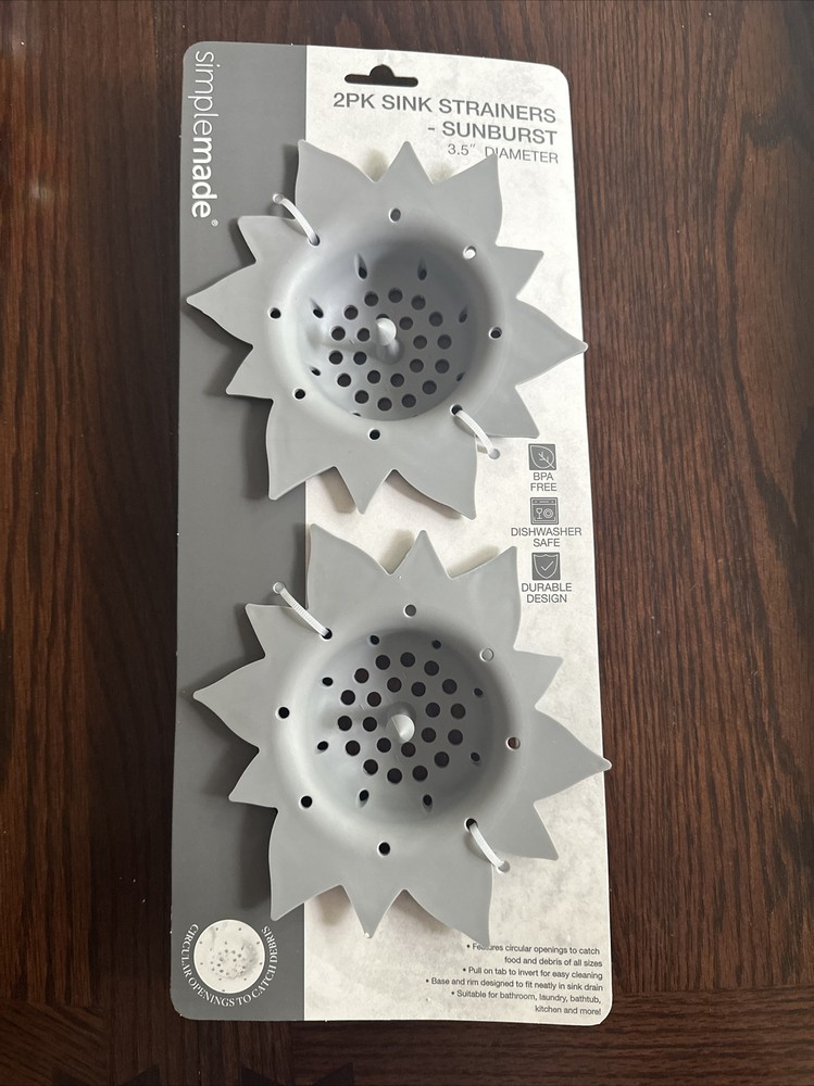 Simplemade 2pk Sink Strainers Sunburst
