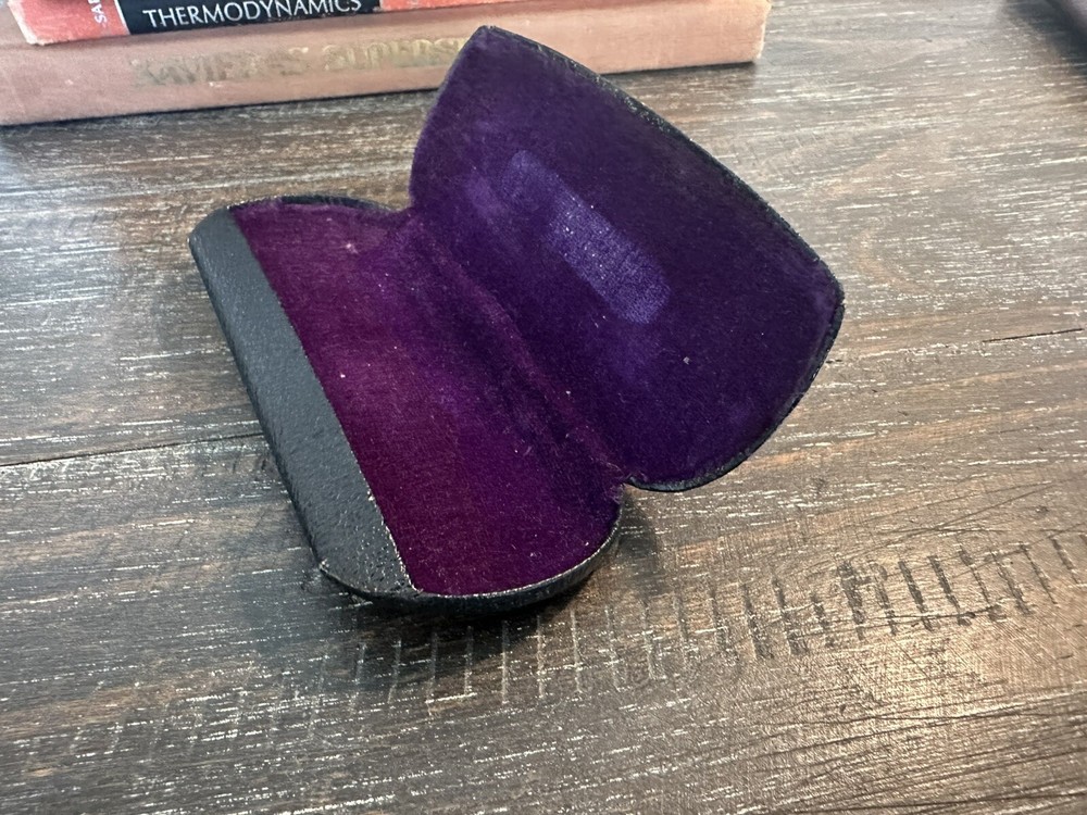 Antique J. Woolley Hard Shell Spectacles/Eyeglass Case