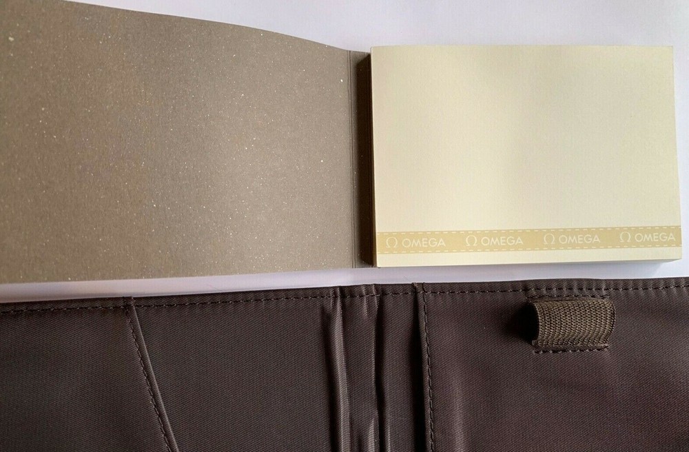 Omega Notepad with wallet & Pen - Seamaster, Speedmaster, Deville, Constellation
