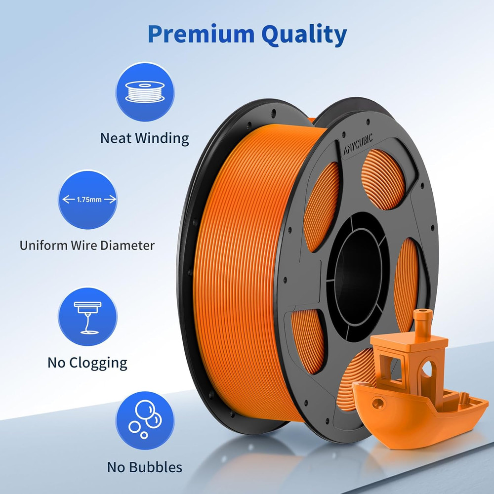 PLA Filament 1.75Mm Bundle, 3D Printer Filament 1.75Mm Dimensional Accuracy +/-