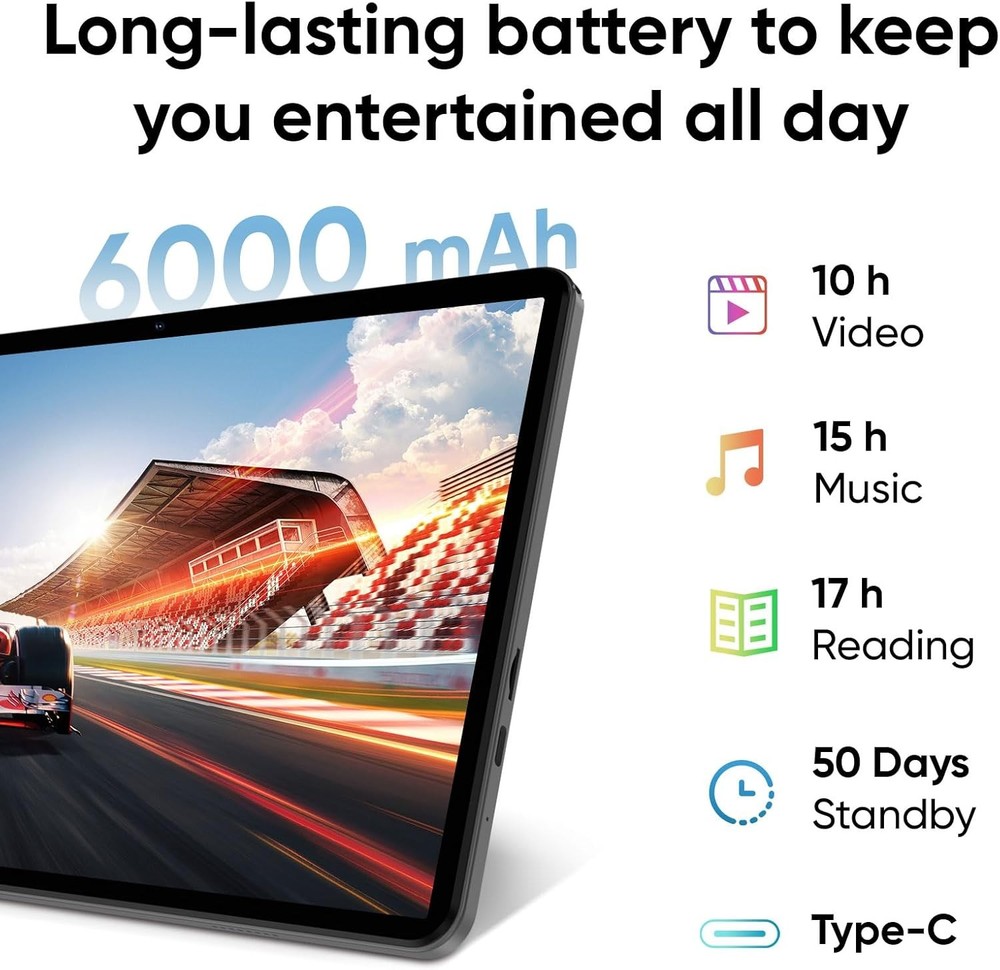 10 1 Inch Android Tablet 12GB RAM 64GB Storage