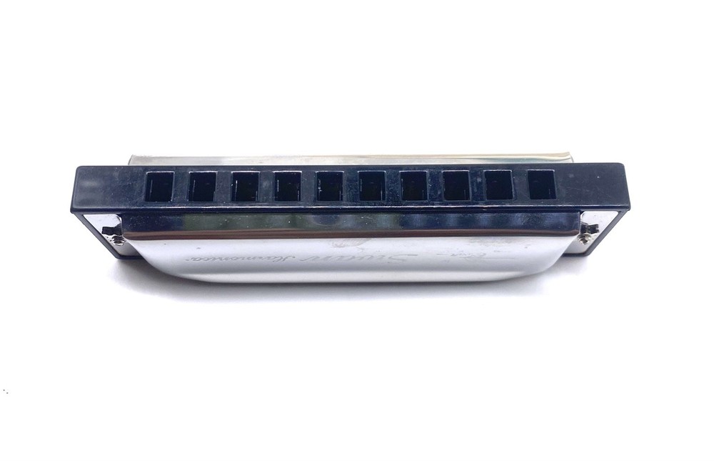 Learn Harmonica Booklet & Blues Harmonica Set in Wooden Box Hinkler (E)