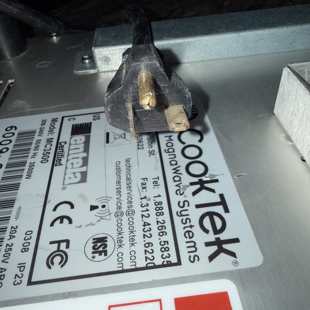 CookTek MagnaWave systems MC3500 Excellent Working Condition